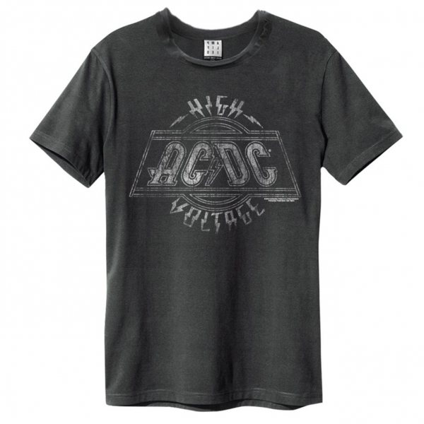 Amplified AC DC High Voltage Tour T-Shirt Herren Grau