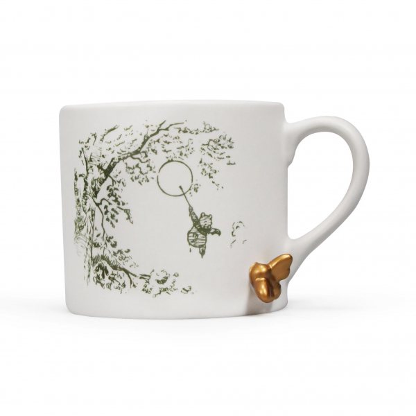 Walt Disney Winnie Puuh Pooh Butterfly 3D Tasse im Geschenkkarton