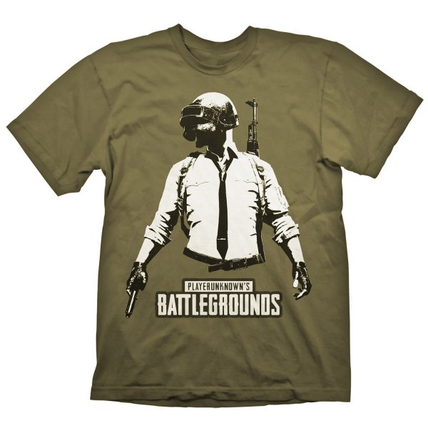 PUBG Playerunknown Battlegrounds Herren T-Shirt Oliv